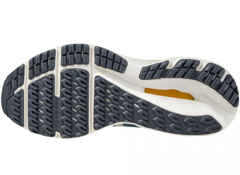 Mizuno Men's Wave Inspire 17 Blue/Saffron-4